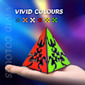 Miniatyrbilde 3 av 5: QY Toys 3x3 Pyraminx Gear Cube 3x3x3 Pyramid Speed ??Magic 3D Tri