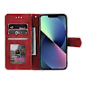 Miniatyrbillede 4 af 5: Negle Hudfølelse Læderetui til iPhone 16 Pro Red