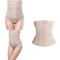 Miniatyrbillede 3 af 5: Åndbar talje-abdominal korset bælte Body Shaper Trainer XS (Hudfarve XS) Skin Color XS