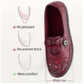 Miniatyrbilde 4 av 5: Dame Flats Slip-ons Myke Sko Komfort Broderte Sko Hverdagslig Flat Hæl Rund Tå Elegant Casual Gummi Loafer.39. 39