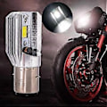 Miniatyrbilde 2 av 4: H6 BA20D DC 8V-80V 8W 6500K COB LED Motorsykkel Hi/Lo Lyspære Hvit Motorsykkel