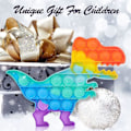 Miniatyrbild 3 av 5: Fidget Leksaker, Dinosaurie Tryck Pop Bubbla Fidget Sensorisk Stresslindring