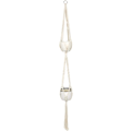 Miniatyrbillede 1 af 5: Macrame hængekurv, Macrame planteophæng, Bomuldsreb hængende