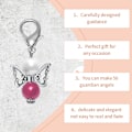 Miniatyrbild 5 av 5: Änglavingar pysselset 1 låda Änglavingar Charm Spacer Pärlor Al