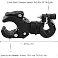 Miniatyrbillede 3 af 5: 2 stk. Cykellygtebeslag 360 Graders Roterbart Cykellygteholder Cykeludstyr til Cykling Cykel MTB
