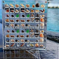 Miniatyrbild 5 av 5: Förvaringslåda för nageltillbehör 96/160/216 Fack Transparent Synlig Magnetisk Stängning Pärlor Nagel A
