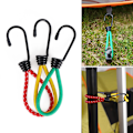 Pikkukuva 5 / 5: 12 kpl vihreää bungee-koukkua, bungee-koukku bungee-narut leirintään koukuilla