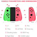 Miniatyrbilde 5 av 5: Trådløs L/R Joypad-kontroller kompatibel med Nintendo Switch/S