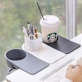 Miniatyrbillede 1 af 3: 2 stk. Drikkekopholder Klip - Bord Skrivebord Side Vandglas Øl Bot