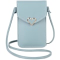 Miniatyrbillede 1 af 3: 1 stk. Kvinders Crossbody Taske, Mini Telefon Taske, Transparent PU Læder
