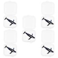 Miniatyrbillede 2 af 2: 5 stk. Silikone Hval Modeller Epoxy Landskabsfyldningsmateriale 3D Mini Hvaler