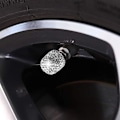 Miniatyrbillede 3 af 5: 4 Pak Bling Ventilhatter, Funklende Hvide Håndlavede Krystal R