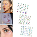 Miniatyrbilde 1 av 3: Øyne Ansikt 3D Klistremerke Rhinestone Midlertidig Tatovering Gems Dots Jewelr