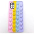 Pikkukuva 1 / 5: Samsung A52 -kotelo söpö Galaxy A52S -kotelo aistiystävällinen Push Pop Bubble 3D Fidget -lelu teinitytöille naisille pojille lapsille stressin lievittämiseen silikonikumista puhelinkotelo