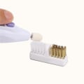 Miniatyrbillede 3 af 4: Boremaskine Bit Renser til Mini Neglekunst Boremaskine Hoved Dobbelt Rengøringsbørste,