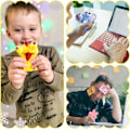 Miniatyrbild 4 av 5: Anti-stressleksak 4 stycken Pop ping Out EyesToys Squishy Squeeze To
