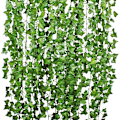 Miniatyrbillede 1 af 5: 82ft 12 Pack / 82 tommer, Kunstig Vedbend Girlande Falske Bladplanter