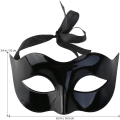 Miniatyrbilde 2 av 5: 4 stk. Venezia Maskerademaske for menn eller kvinner, øyne, svart M