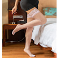 Pikkukuva 1 / 4: Bas serrés blancs Self Fixing microfibre sexy lingerie femmes, an