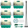 Miniatyrbild 1 av 5: 5 Set Fröbrickor med Växtlampa för Växter, LED Fullspektrum Su