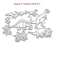 Miniatyrbillede 2 af 5: Dinosaur Metal Skærestencils DIY Scrapbooking Album Papirkort Skabelon Form Prægning Dekoration