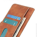 Pikkukuva 3 / 4: Retro-tyylinen nahkakotelo OnePlus CE 2 Lite 5G:lle Brown
