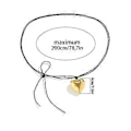 Miniatyrbilde 3 av 5: Midjekjede Dame Magekjede Sommer Strand Kroppssmykker Hjerteanheng Justerbare Midjekjeder Legeringsmateriale for Kvinner Silver Plated