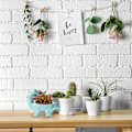 Miniatyrbild 4 av 5: Söta dinosaurie keramiska blomkruka suckulent växt blomkruka med