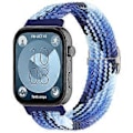 Miniatyrbillede 3 af 5: Justerbar flettet nylon urrem i vævet stil til Huawei Watch Fit 3 Style N