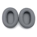 Miniatyrbild 1 av 5: Öronkuddar i läder Svampöverdrag Öronkuddar för So-ny WH-XB900N Headset Reservdelar Mjuka att Bära Memory Foam Grå Gray