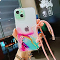 Pikkukuva 1 / 5: Marmorikuvioinen TPU-kotelo iPhone 13 Pro Maxille Green