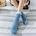 Miniatyrbild 5 av 5: Halv sammet strumpor Korall sammet strumpor Fried Dough Twists mitten tu