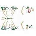 Miniatyrbilde 2 av 3: 2 stk. St. Patrick's Day Party Tatoveringer Klistremerker Dekor Party Favor Glitter Ansiktskunst Dekaler