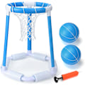 Miniatyrbild 1 av 5: Flytande basketkorg för simbassäng, utomhuspool för barn