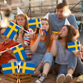 Pikkukuva 5 / 7: 10 Ruotsin käsilippua, polyesteristä valmistettuja kaksipuolisia lippuja, jotka sopivat sisä- ja ulkokoristeluun juhannusjuhlien aikana 10 pcs