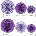 Miniatyrbilde 4 av 5: Mauve 14-pakks stoffhengere for fester, bryllup, bursdager, C