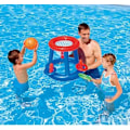 Miniatyrbillede 5 af 5: Oppustelig pool og basketballlegetøj - Sommer svømning bøje kaste