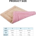 Miniatyrbilde 2 av 5: Khaki + Rosa - Hundematte, Kjæledyrmatte, Hundeteppe (S(58 X 3