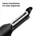 Miniatyrbillede 2 af 5: Sort, oscillerende grøntsagsskræller - Rustfrit stål grøntsag