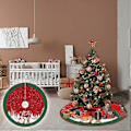 Miniatyrbillede 1 af 5: Juletræstæppe Julepynt Juleornamenter Træstæppe Julepynt