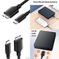 Miniatyrbild 2 av 5: USB C till B 3.0 Kabel Snabb Datasynkroniseringssladd För Bärbara Datorer Hårddisk USB Typ C B Kabel 1m