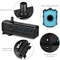 Miniatyrbillede 5 af 5: Akvarium Vandpumpe 1500L/H 15W Pumpe til Springvand Akvarium