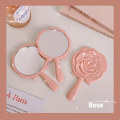 Miniatyrbilde 3 av 5: Rose Makeup Håndspeil Reise Speil
