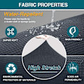 Miniatyrbillede 3 af 5: Vandtæt spandex jacquard elastisk sofasædebetræk med skridsikker skum