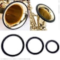 Miniatyrbillede 2 af 5: Saxofon Dæmper Alt/Tenor Sax Støjreducerende Ring Silikone Klokke Beskytter Beskyttelsesring til Sax Dele Tilbehør Til Alt For Alto