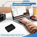 Pikkukuva 5 / 5: Bluetooth 5.0 Lähetinsovitin Dual Link Link Kuulokkeet Kotiteatterijärjestelmä Musta