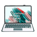 Pikkukuva 3 / 4: Näppäimistö + Kotelo Samsung Galaxy Tab A8 2021 Vaaleanvihreä Dark green