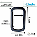 Miniatyrbillede 3 af 5: 5 Pak Firkantet Karabiner, Klatring Vandreture Låsbeslag Nøglering O
