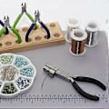 Pikkukuva 5 / 5: Ammattimaiset langan taivutuspihdit ruostumattomasta teräksestä, korupihdit, ergonominen kahva, langanmuotoilupihdit askartelijoille small round head 1
