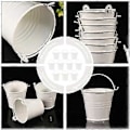Miniatyrbillede 3 af 4: 10 STK. Mini Blik Metalspand Premium Altan Have Hjem Indretning Mini Spand